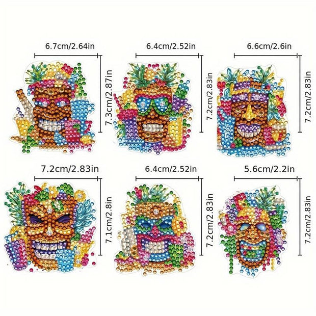 5D Diamond Painting Anhänger Hawaii, Unique-Diamond