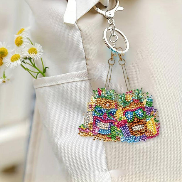 5D Diamond Painting Anhänger Hawaii, Unique-Diamond