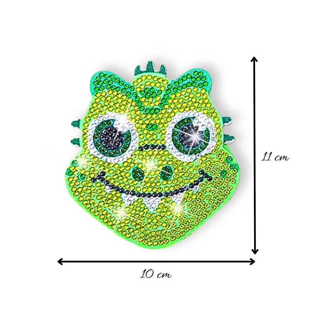 5D Diamond Painting Untersetzer Dinosaurier, Unique-Diamond