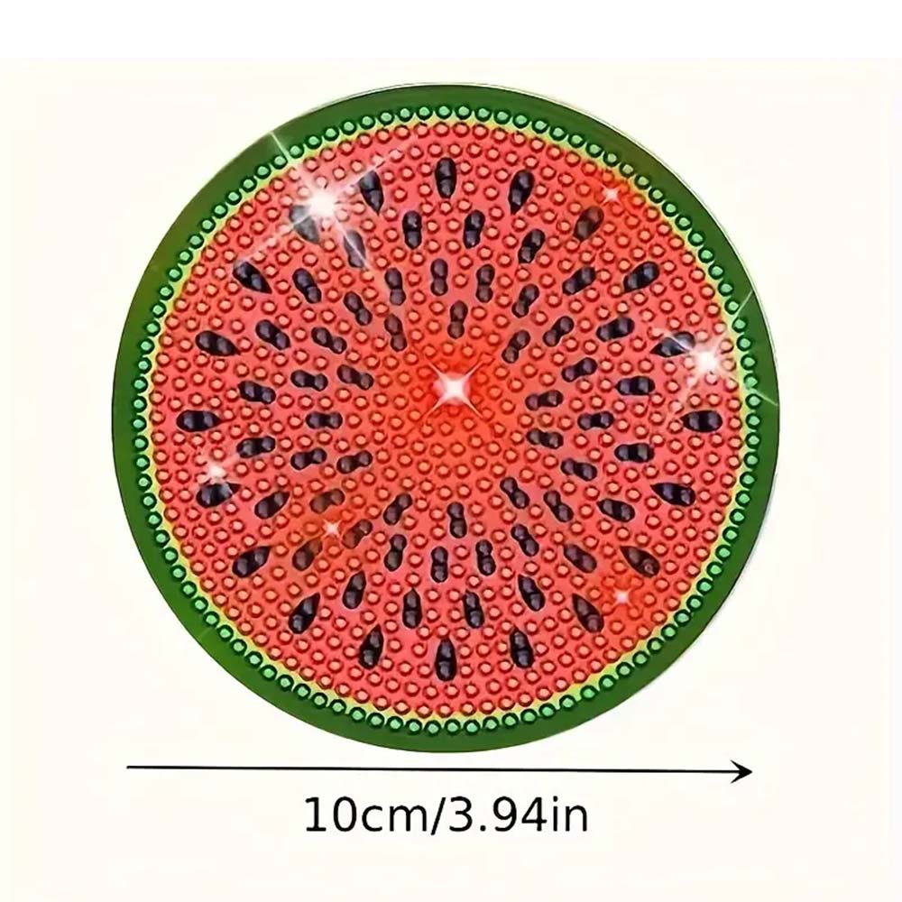 5D Diamond Painting Untersetzer – Fruchtige Frische, Unique-Diamond