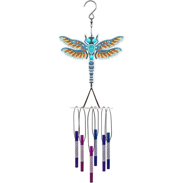 5D Diamond Painting Windspiel Libelle, Unique-Diamond
