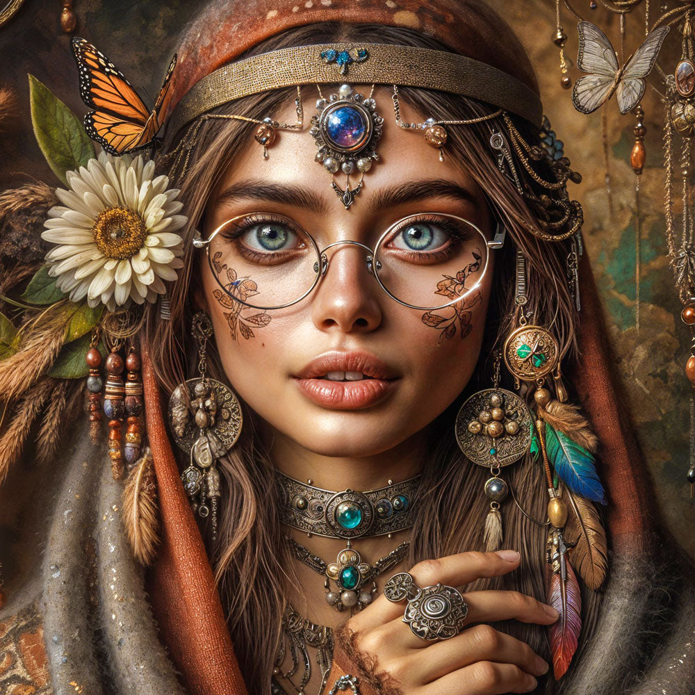 5D Diamond Painting – Amara, Seele der Natur, Unique-Diamond