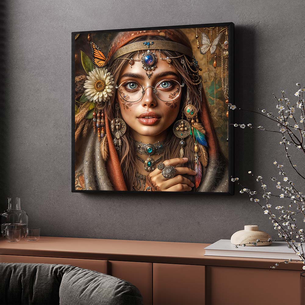 5D Diamond Painting – Amara, Seele der Natur, Unique-Diamond