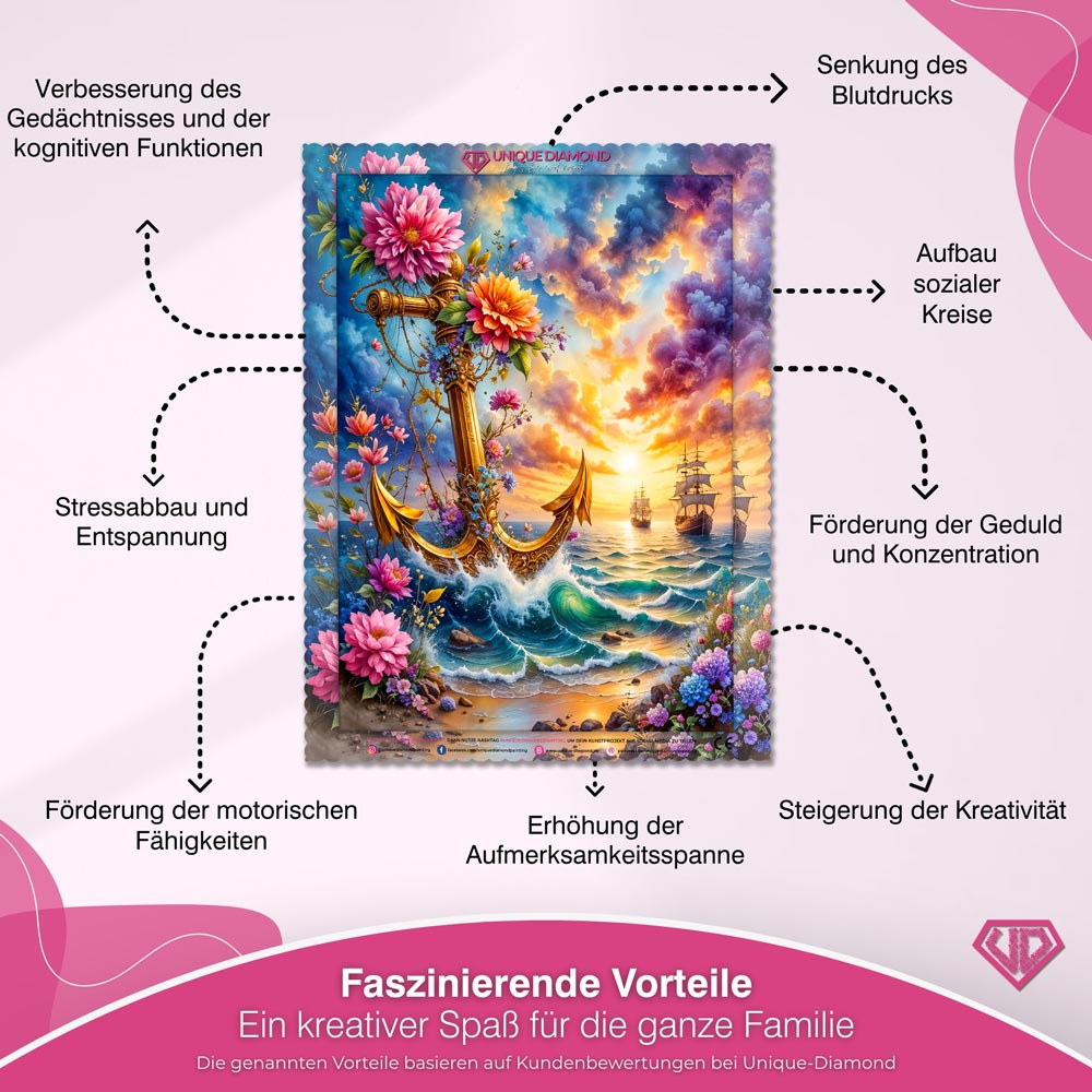 5D Diamond Painting – Anchor of Dreams Unique-Diamond