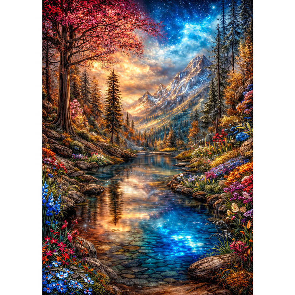 5D Diamond Painting – Aurora's Secret Unique-Diamond