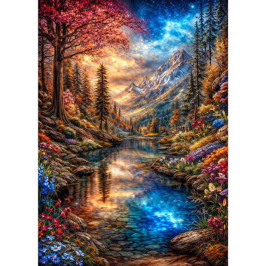 5D Diamond Painting – Aurora's Secret Unique-Diamond