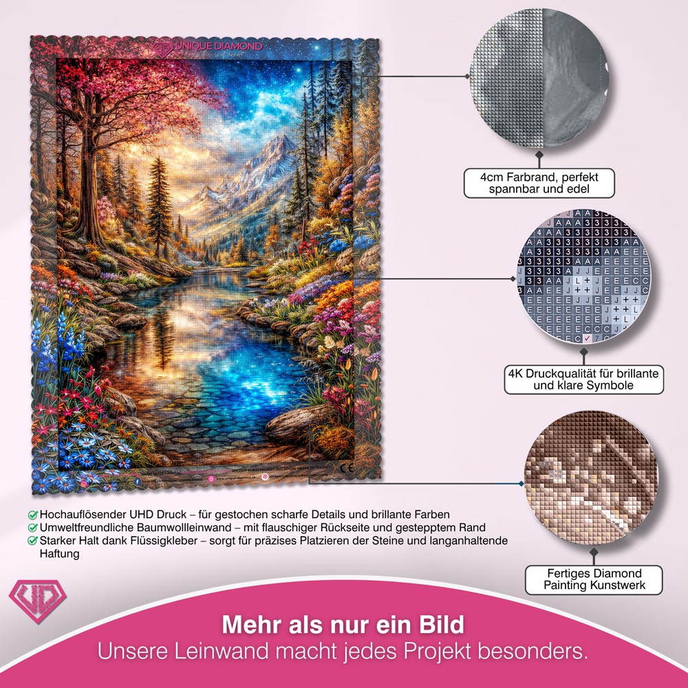 5D Diamond Painting – Aurora's Secret Unique-Diamond