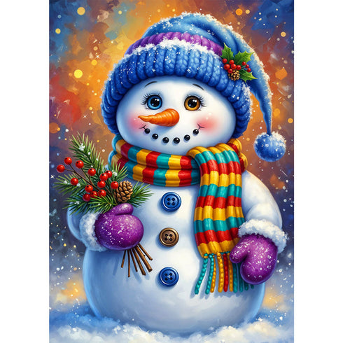 5D Diamond Painting – Bunte Grüße von Frosty Unique-Diamond