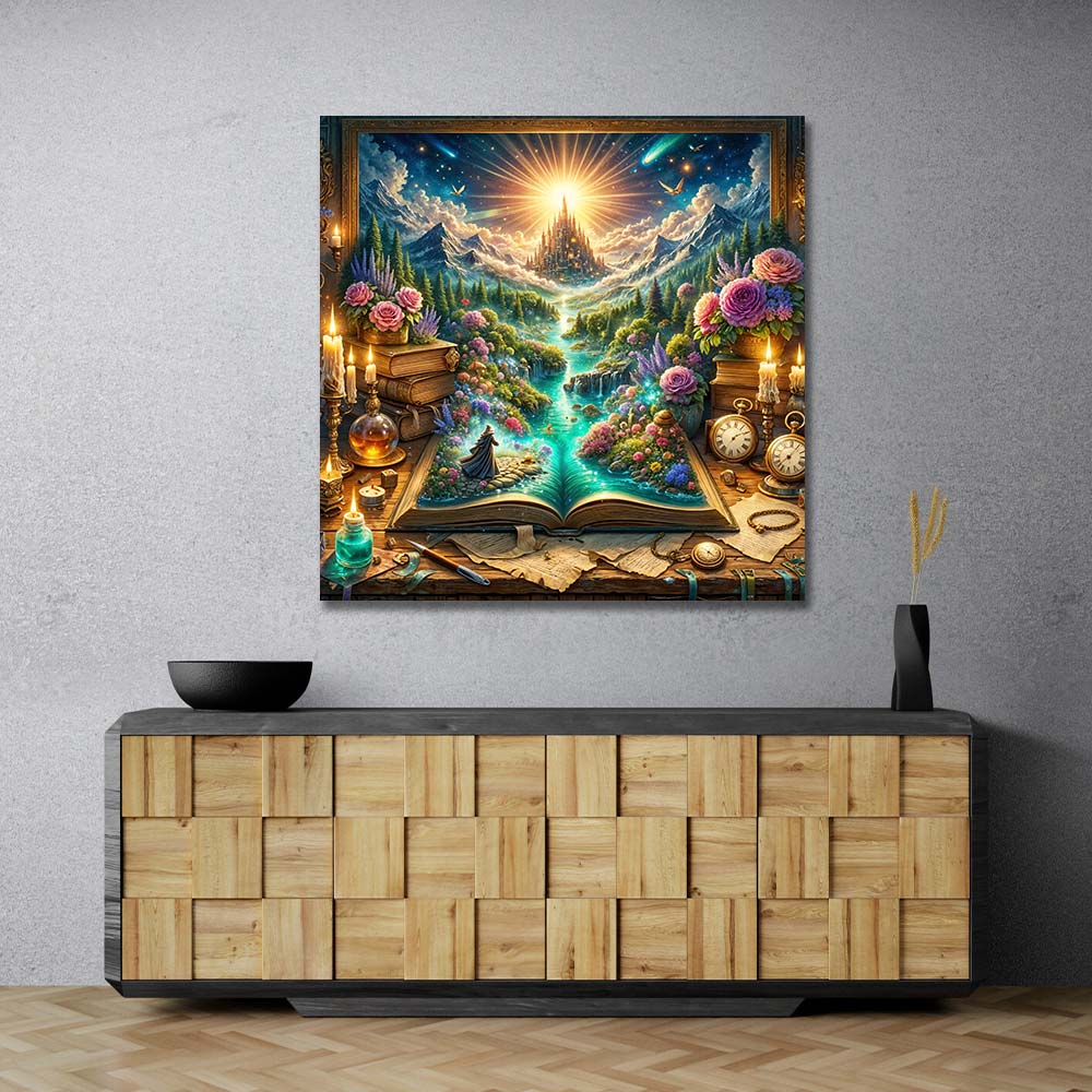 5D Diamond Painting – Das Buch der leuchtenden Reise, Unique-Diamond