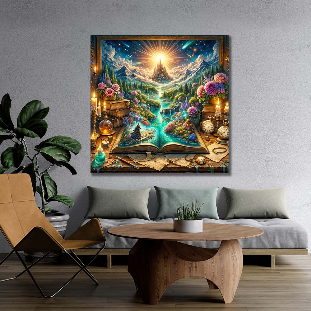 5D Diamond Painting – Das Buch der leuchtenden Reise, Unique-Diamond
