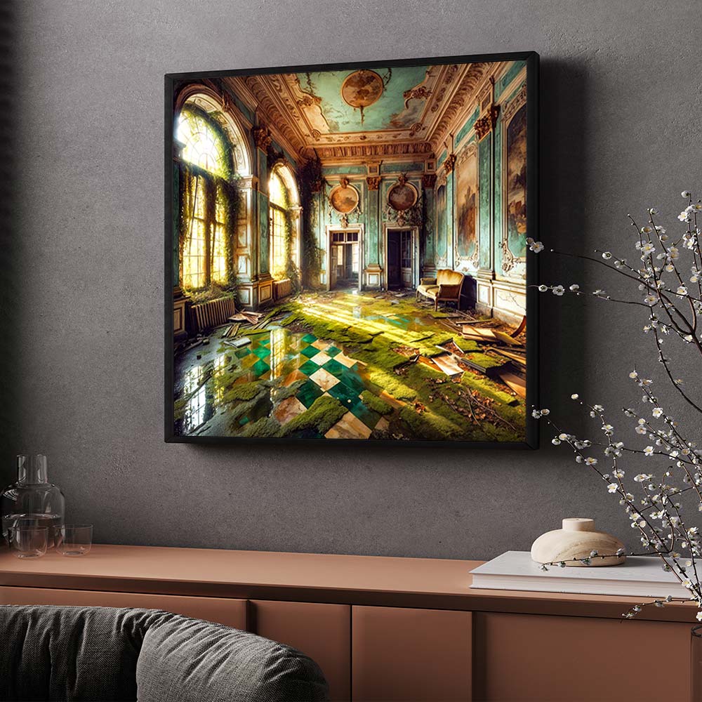 5D Diamond Painting – Das Vergessene Sonnenzimmer von Virellia, Unique-Diamond