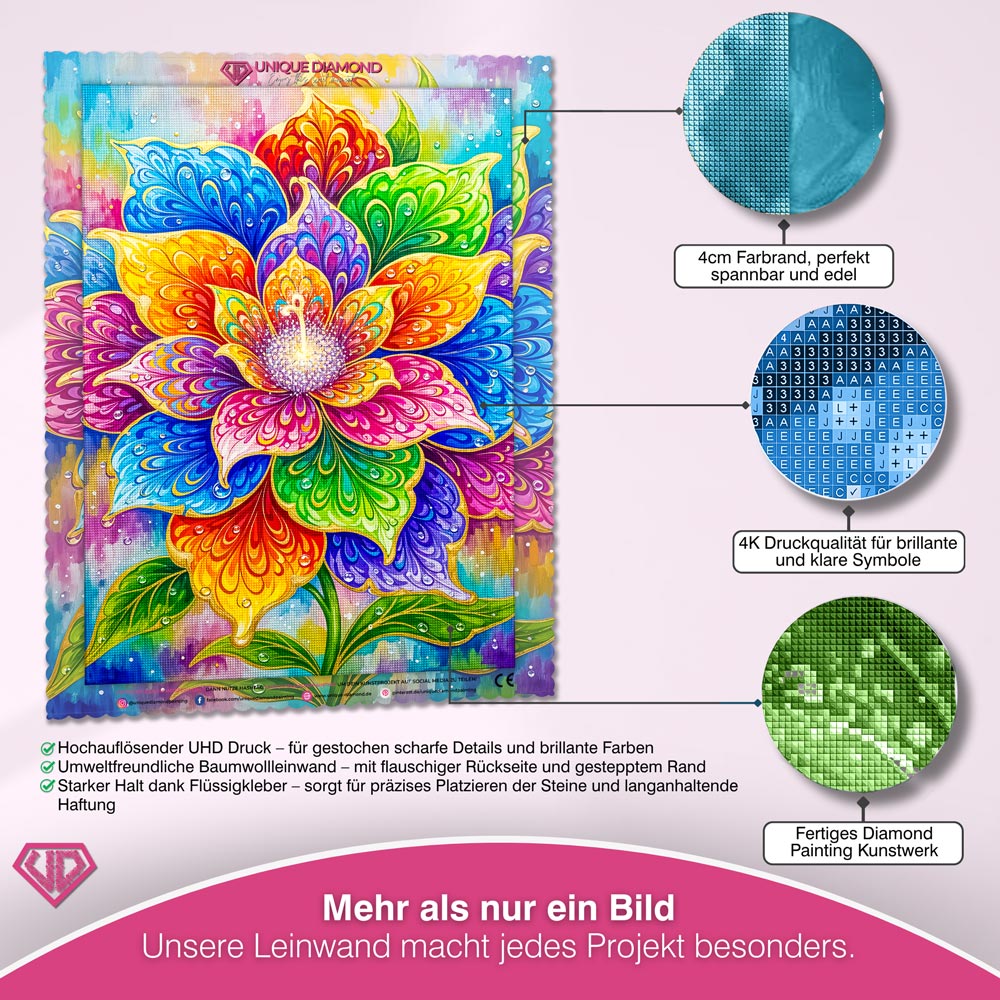 5D Diamond Painting – Floravida Magie der Farben
