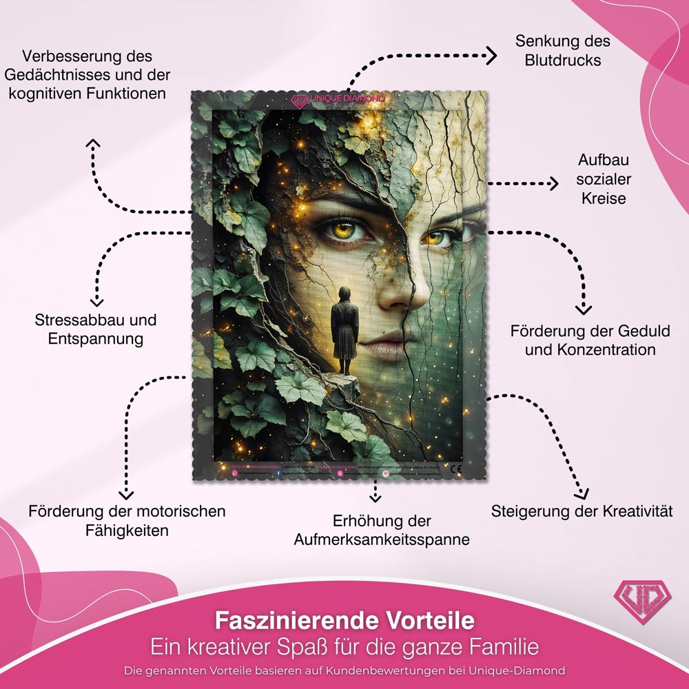 5D Diamond Painting – Forest Soul Unique-Diamond