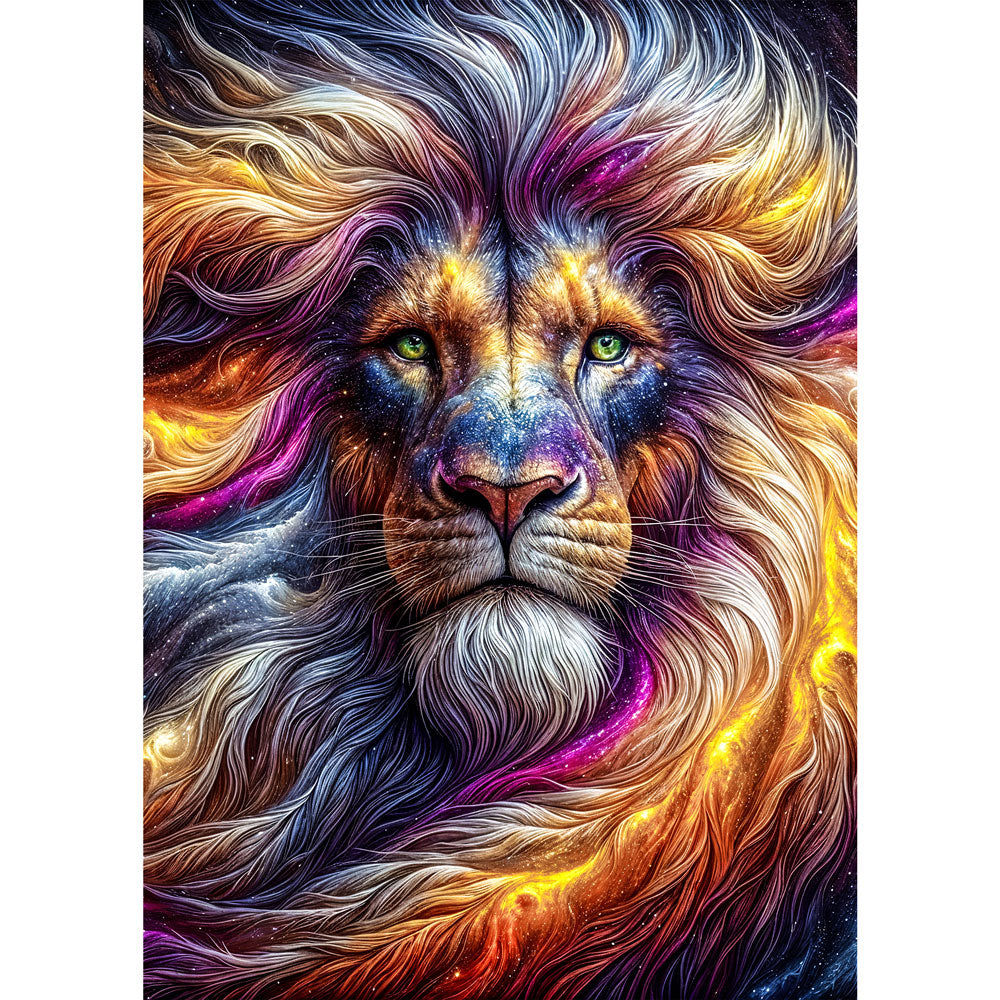 5D Diamond Painting – Galaktischer König, Unique-Diamon