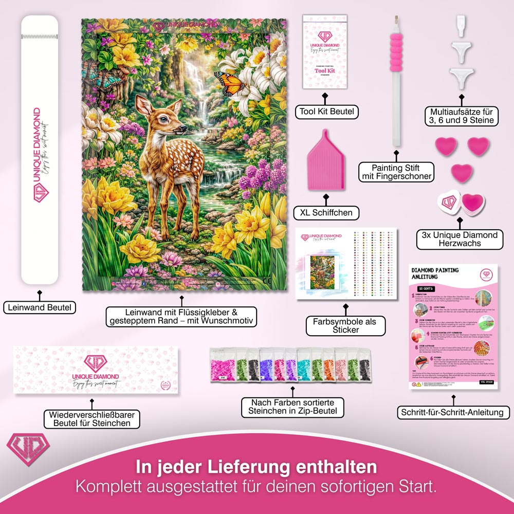 5D Diamond Painting – Garden of Grace Unique-Diamond