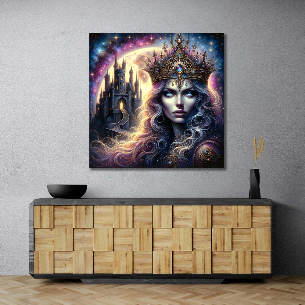 5D Diamond Painting – Königin des Sternenlichts, Unique-Diamond