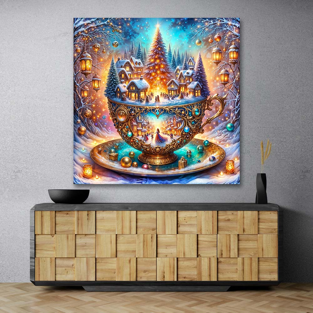 5D Diamond Painting – Lumina’s Winterträumerei, Unique-Diamond