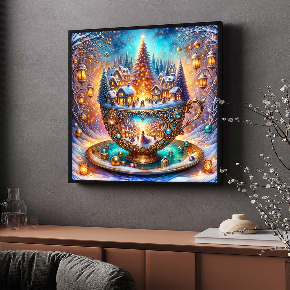 5D Diamond Painting – Lumina’s Winterträumerei, Unique-Diamond