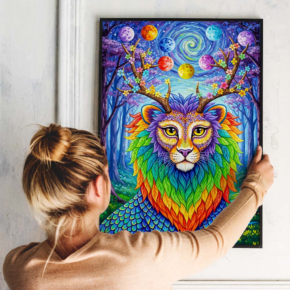 5D Diamond Painting – Lumora der Wächter der Farben