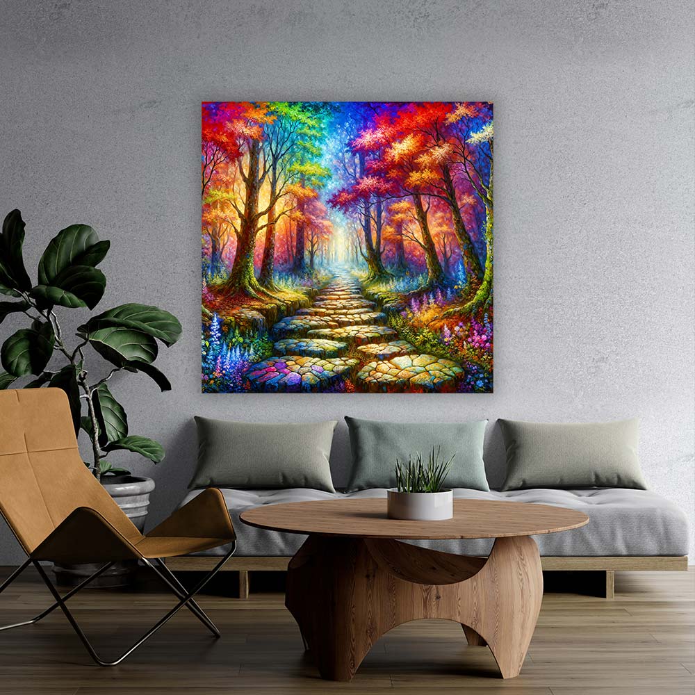 5D Diamond Painting – Pfad ins Farbenreich, Unique-Diamond