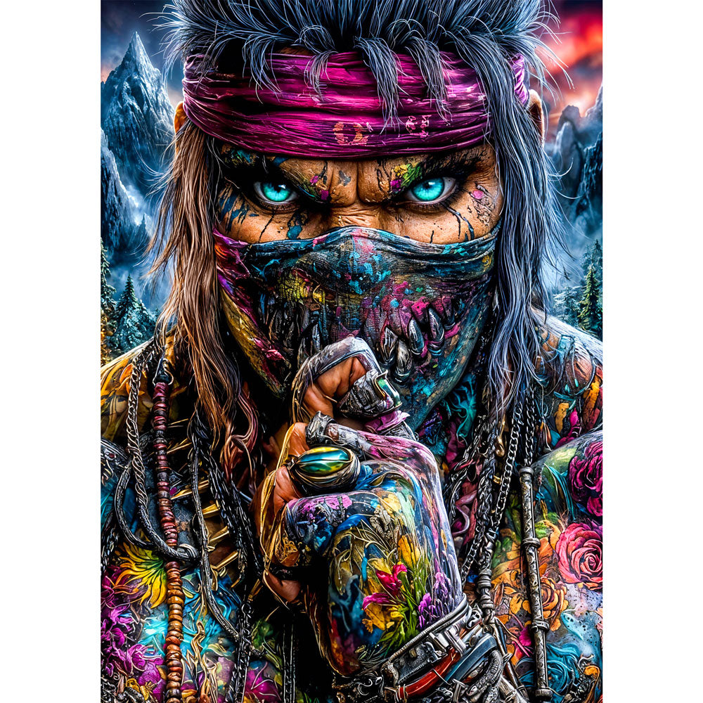 5D Diamond Painting – Savage Bloom, Unique-Diamond