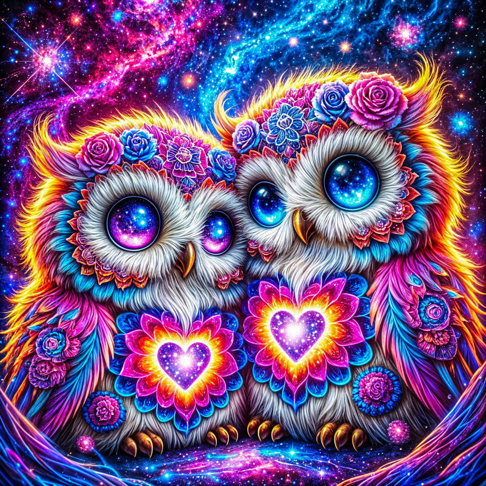 5D Diamond Painting – Sternenglanz der Verbundenheit, Unique-Diamond
