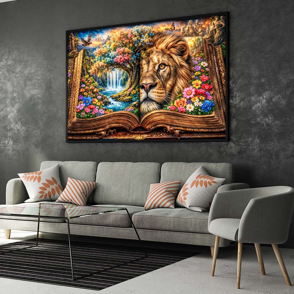 5D Diamond Painting – Tale of the Golden Heart Unique-Diamond