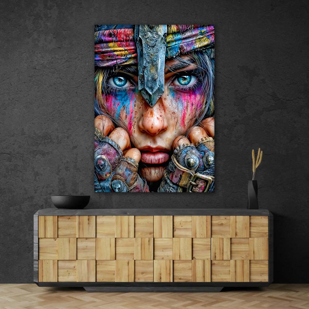 5D Diamond Painting – Tears of the Warrior Unique-Diamond