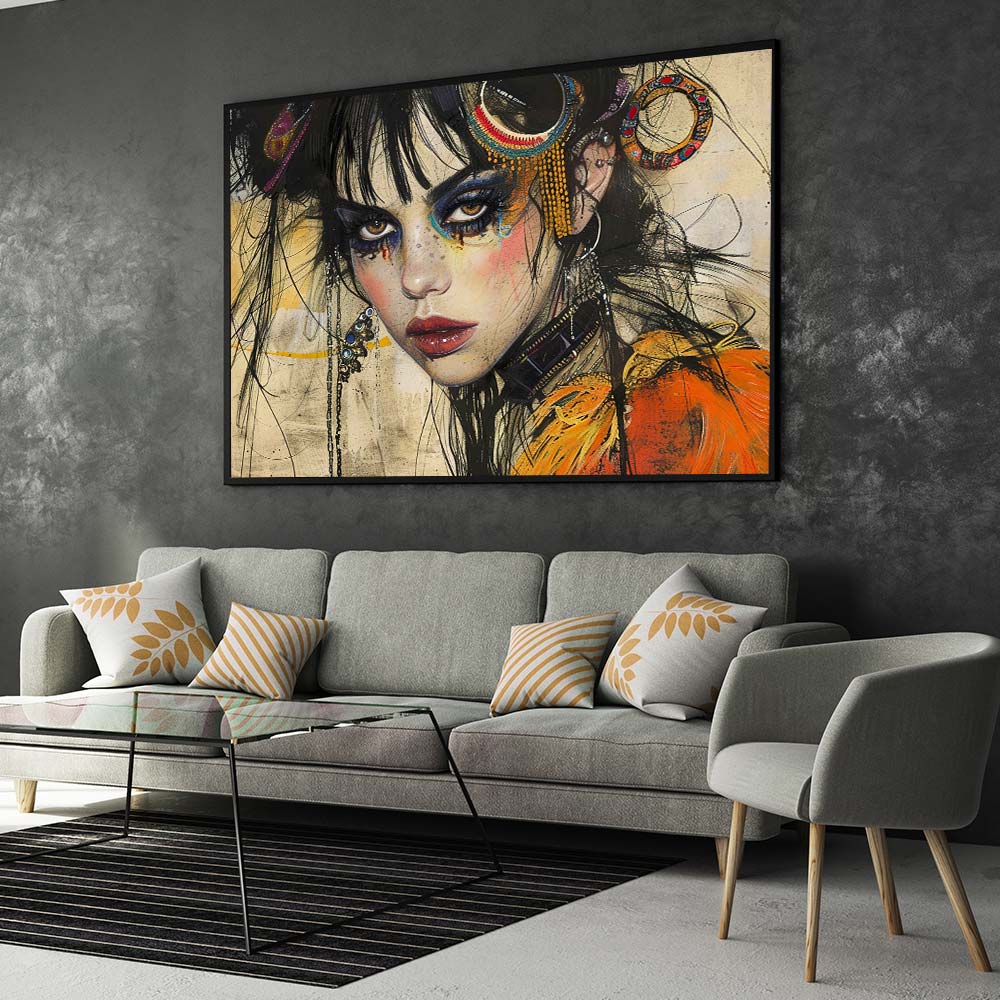 5D Diamond Painting – Zaira – Die Stimme der Farben Unique-Diamond
