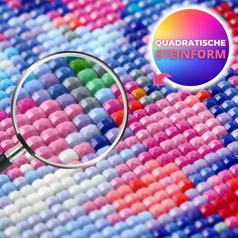 5D Diamond Painting – Abendgold über dem Gipfelpfad Unique-Diamond