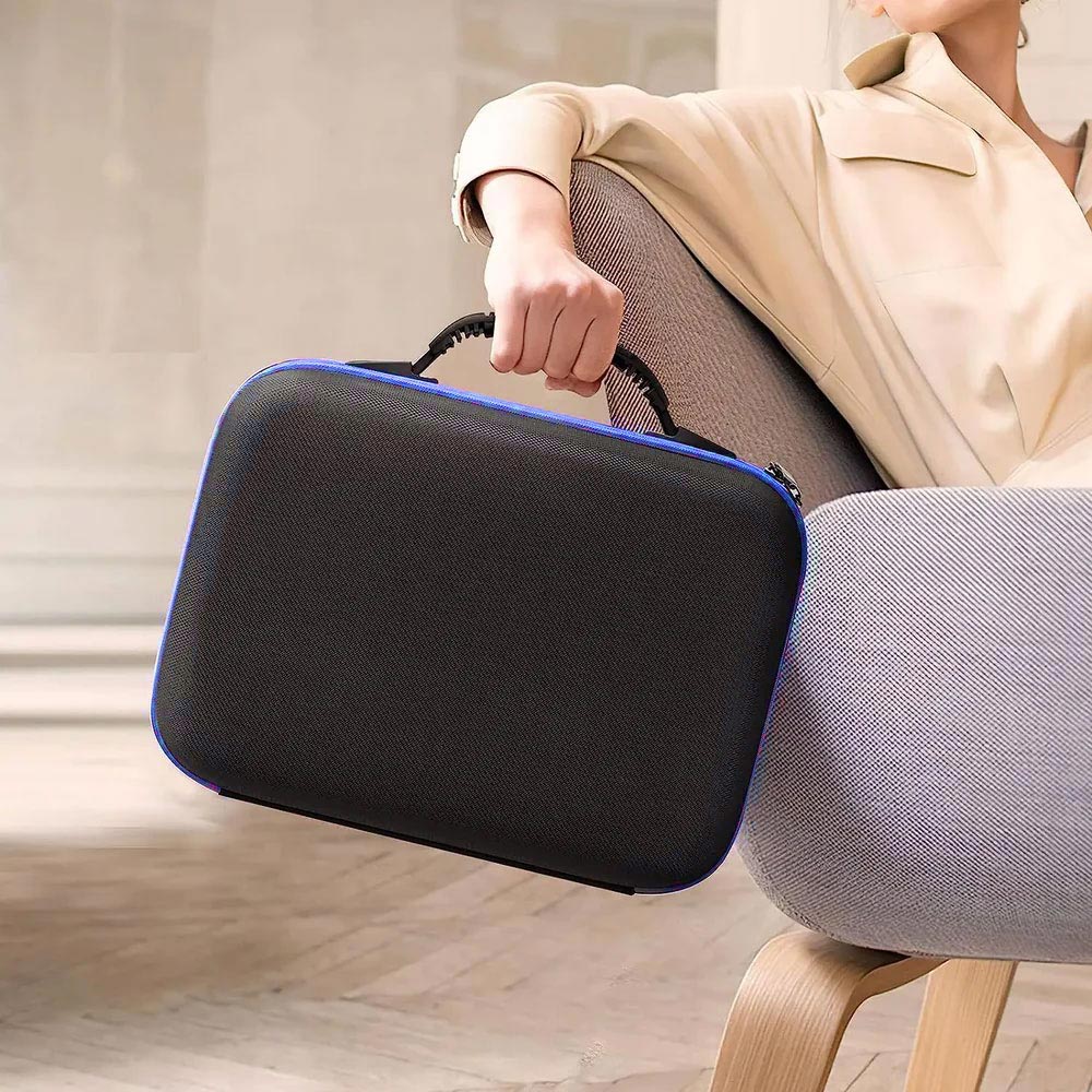 Diamond Painting Koffer Hellblau mit 120 Dosen + Zubehör, Unique-Diamond