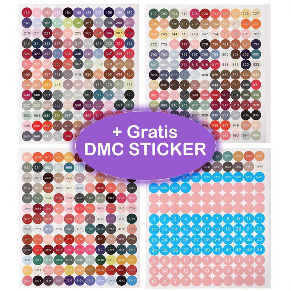 Diamond Painting Koffer Wolf mit 60/70/120 Dosen + Zubehör, Unique-Diamond