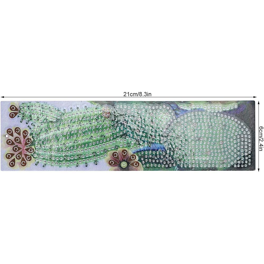 Diamond Painting Lesezeichen Kaktus, Unique-Diamond