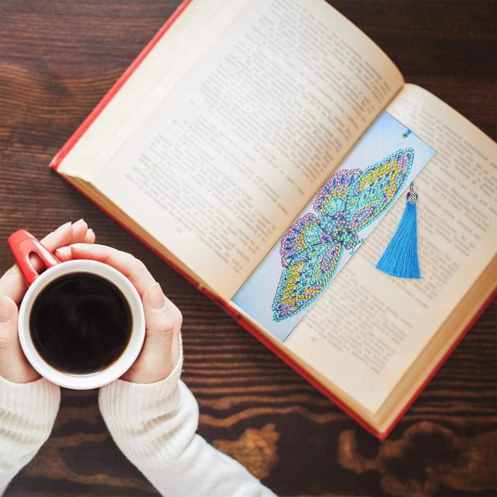 Diamond Painting Lesezeichen Schmetterling, Unique-Diamond