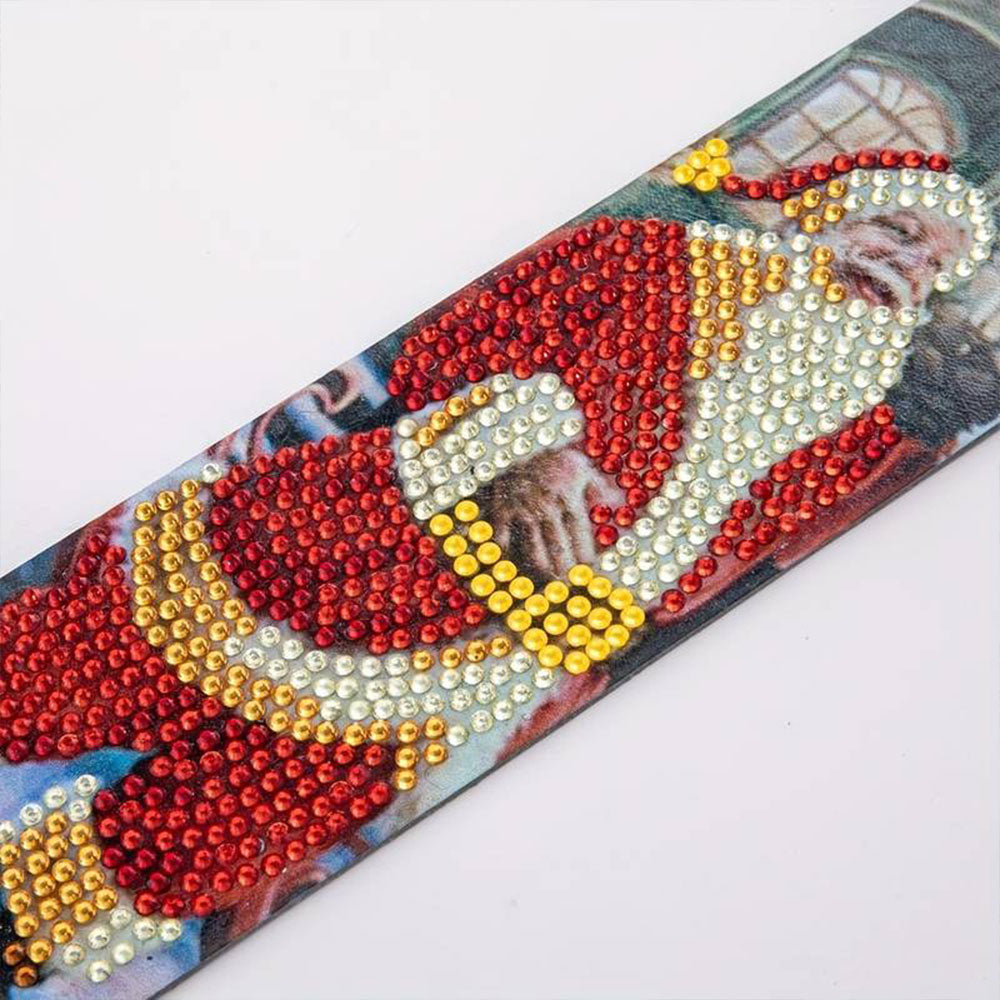 Diamond Painting Lesezeichen Weihnachtsmann, Unique-Diamond