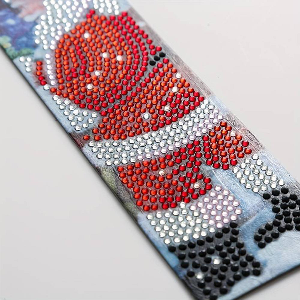 Diamond Painting Lesezeichen Weihnachtsmann, Unique-Diamond