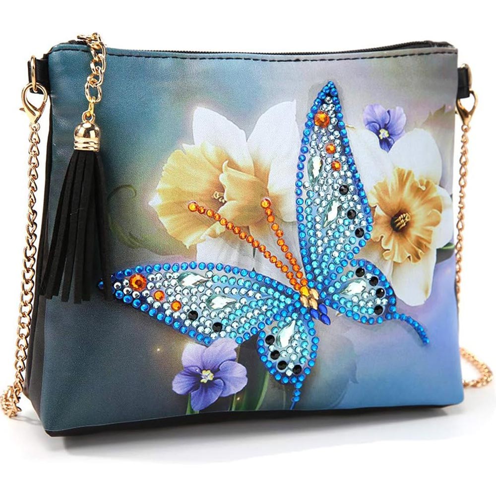 Diamond Painting Tasche Schmetterling, Unique-Diamond