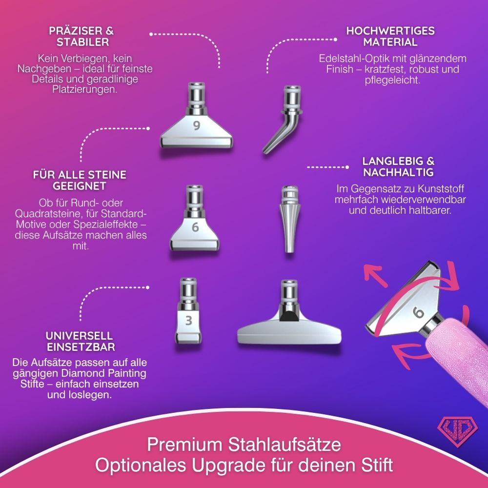 Diamond Painting Ergonomischer Leuchtstift – Zuckerstern
