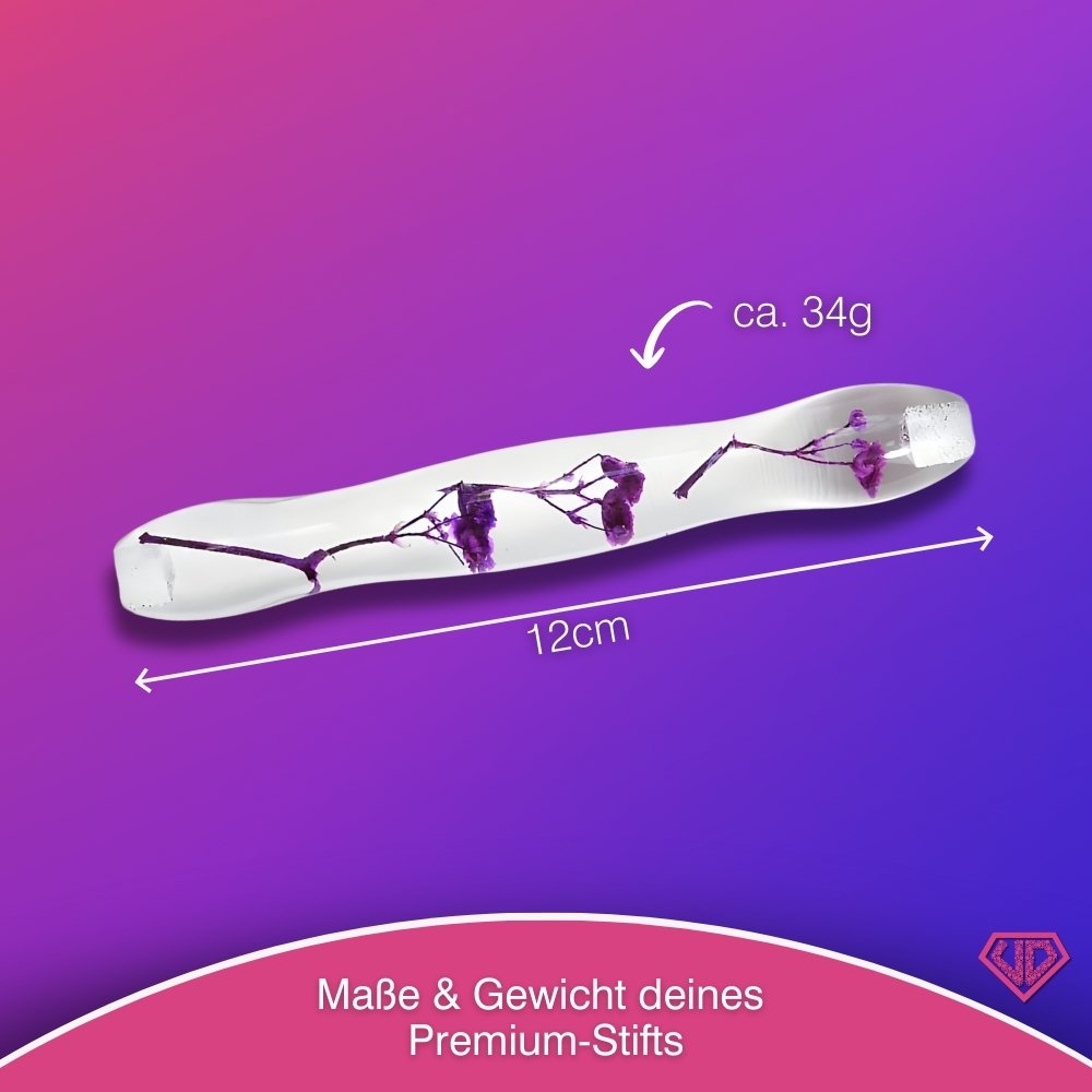Diamond Painting Ergonomischer Premium-Stift – Violet Blossom Unique-Diamond