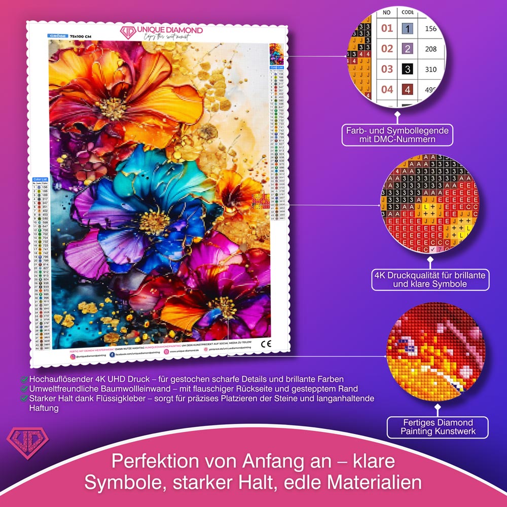 5D Diamond Painting – Zauberhütte im Morgenlicht