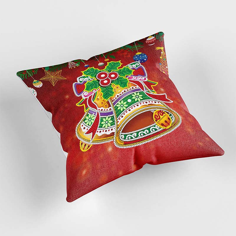 5D Diamond Painting Kissenbezug 30x30cm Glocke - Unique-Diamond