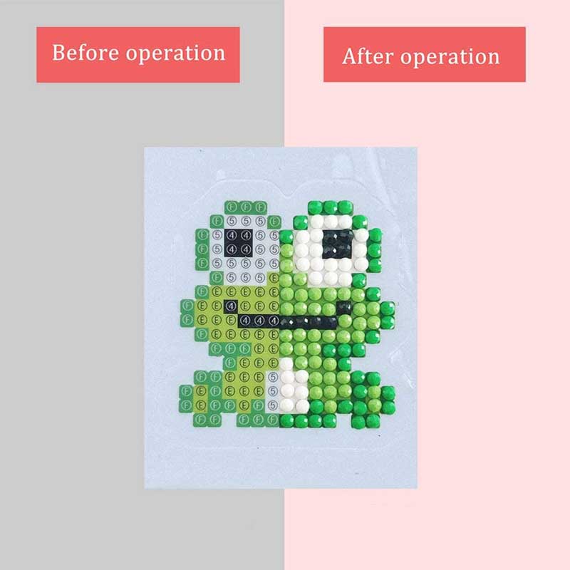 5D Diamond Painting Sticker Set Meerestiere für Kinder - Unique-Diamond