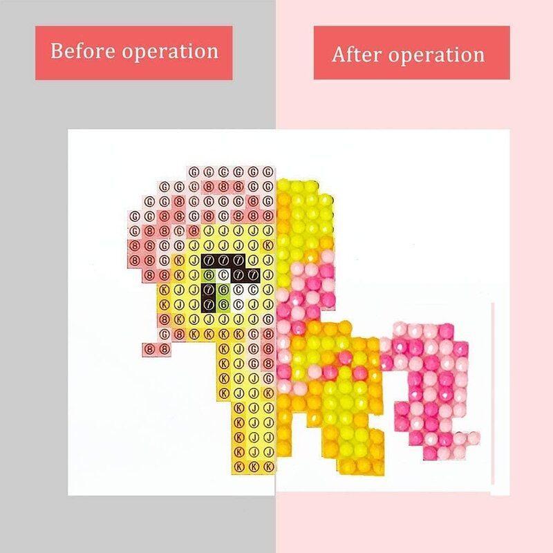 5D Diamond Painting Sticker Set Unterwassertiere für Kinder - Unique-Diamond