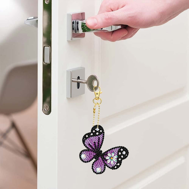 Diamond Painting Anhänger Schmetterlinge 5st Set, Unique-Diamond