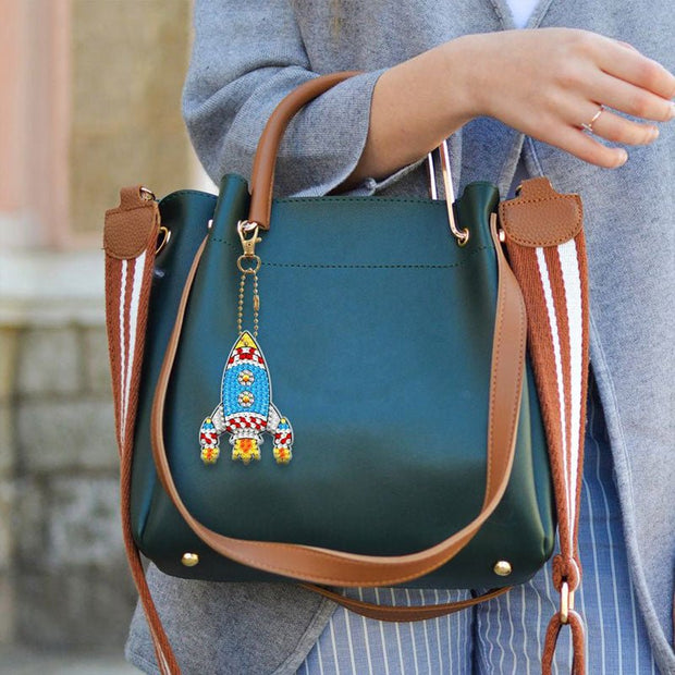 Diamond Painting Anhänger Raumfahrt 5st Set - Unique-Diamond