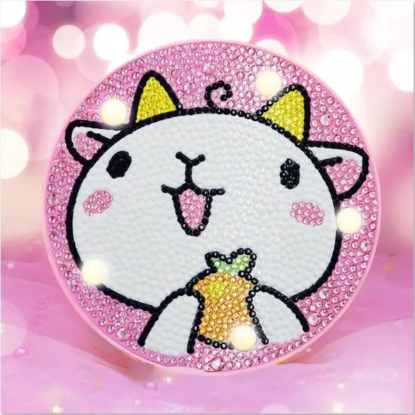 Diamond Painting LED Lampe Einhorn - Unique-Diamond