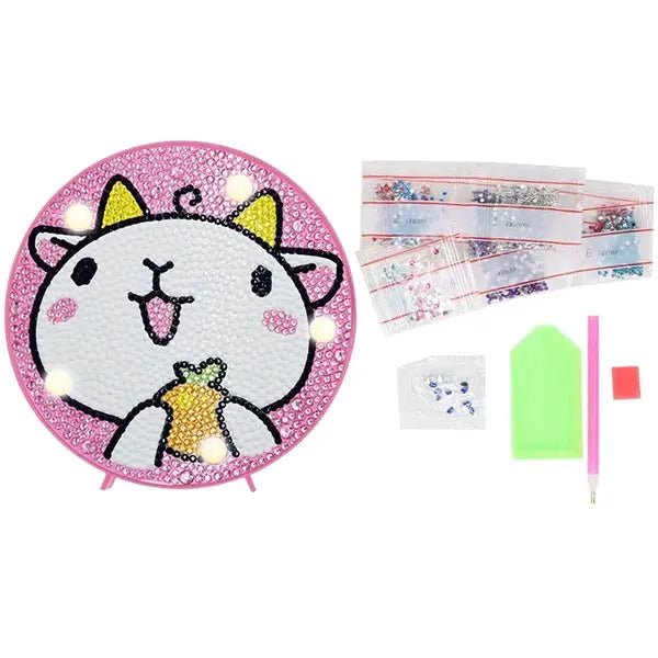 Diamond Painting LED Lampe Einhorn - Unique-Diamond