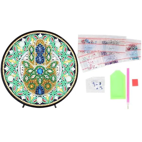 Diamond Painting LED Lampe Hand der Fatima - Unique-Diamond
