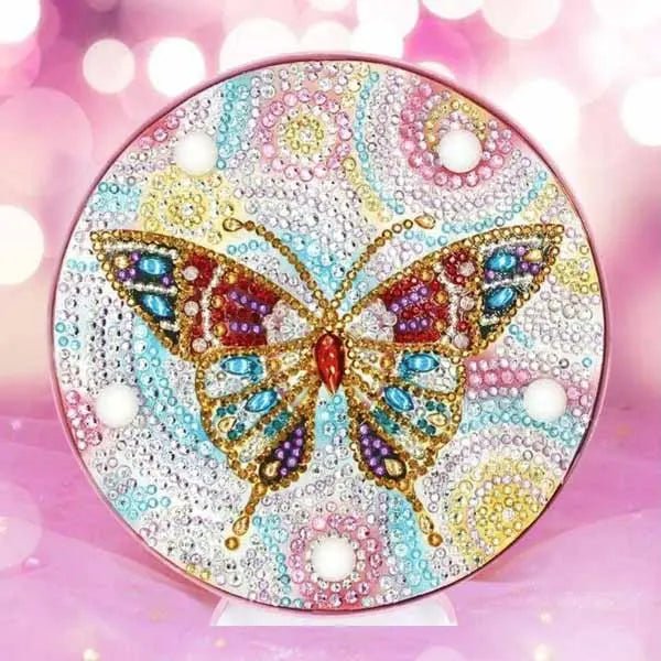 Diamond Painting LED Lampe Schmetterling - Unique-Diamond