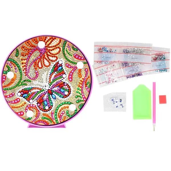 Diamond Painting LED Lampe Schmetterling - Unique-Diamond